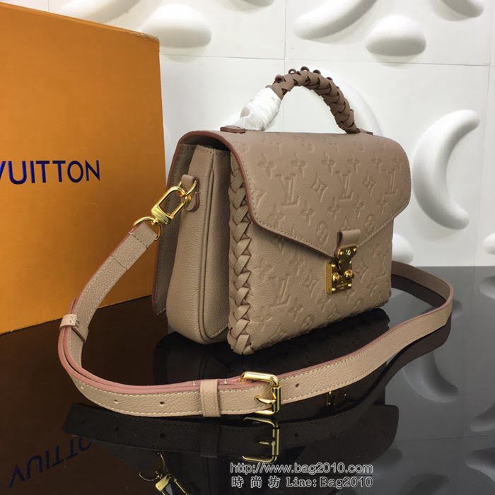 路易威登LV 頂級原單 2018年冬季 M43942 POCHETTE METIS郵差包 牛皮壓花 手提肩背斜挎包  YDH2455